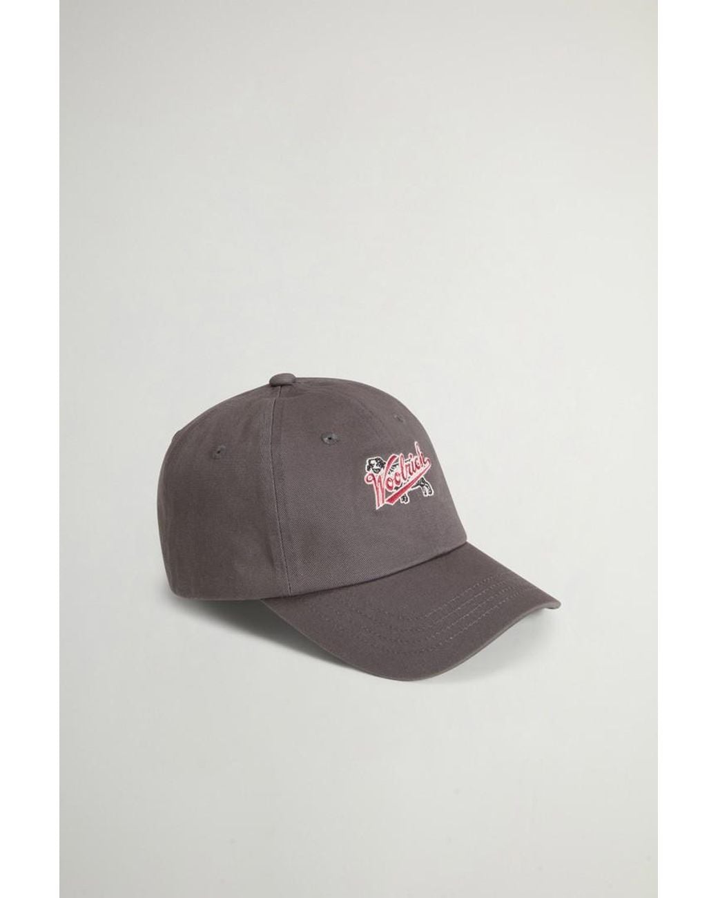 Gorra De Sarga De Puro Algodón Para Hombre Talla One Woolrich de hombre de color Multicolor