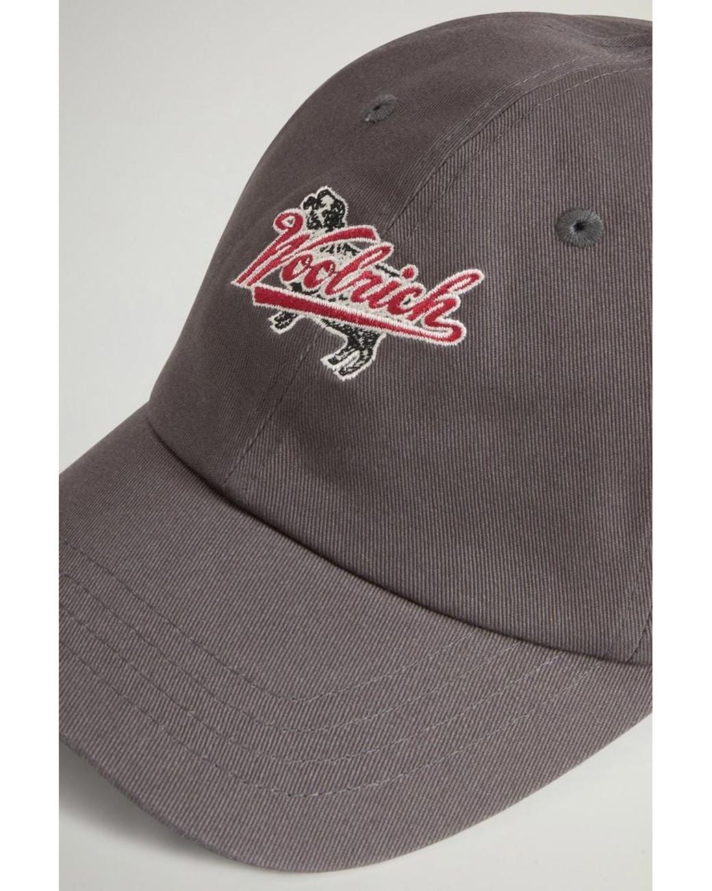 Gorra De Sarga De Puro Algodón Para Hombre Talla One Woolrich de hombre de color Multicolor