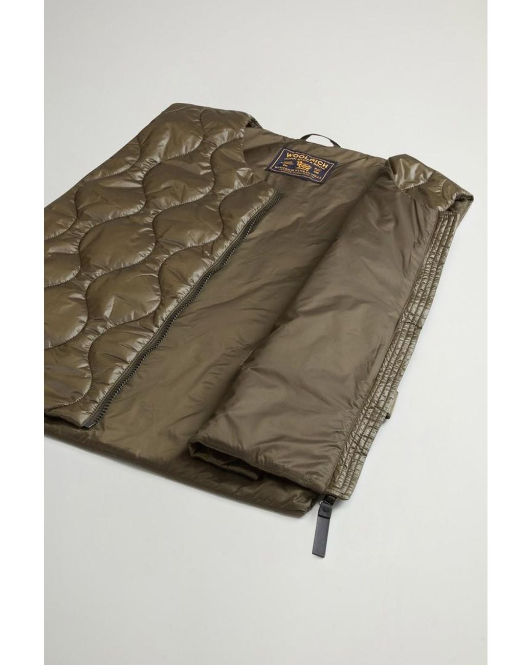 Chaleco Acolchado Plegable De Urban Light Nylon Para Mujer Talla One Woolrich de color Green
