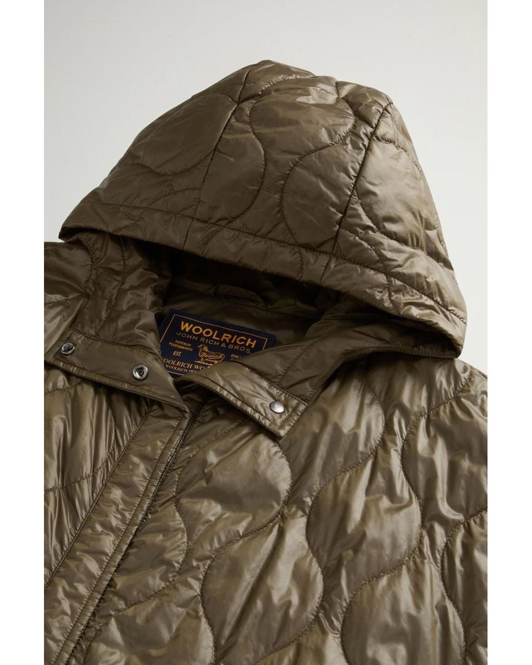 Capa Acolchada De Urban Light Nylon Para Mujer Talla Woolrich de color Blue