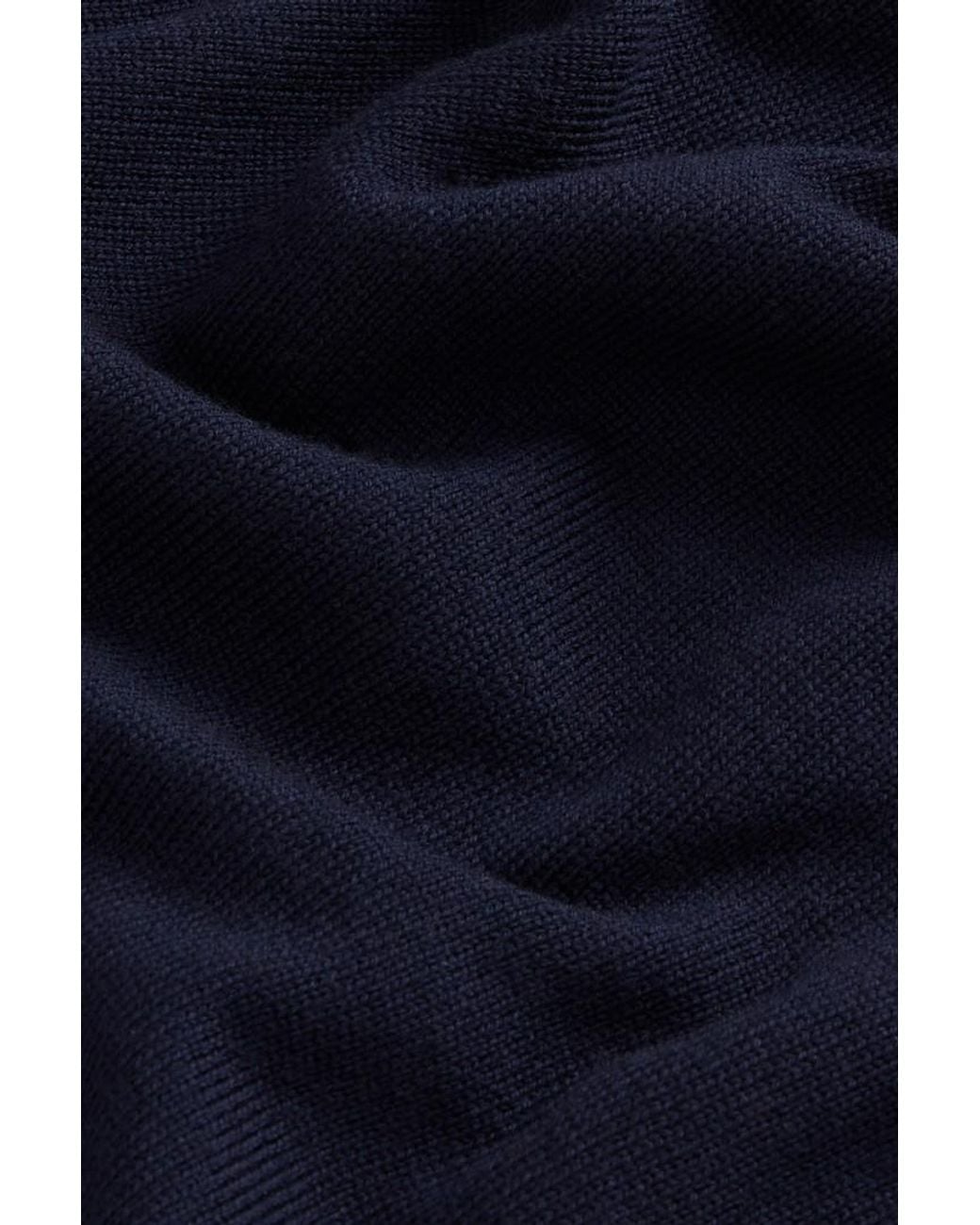 Cárdigan De Pura Lana Virgen Merina Para Mujer Talla Woolrich de color Blue