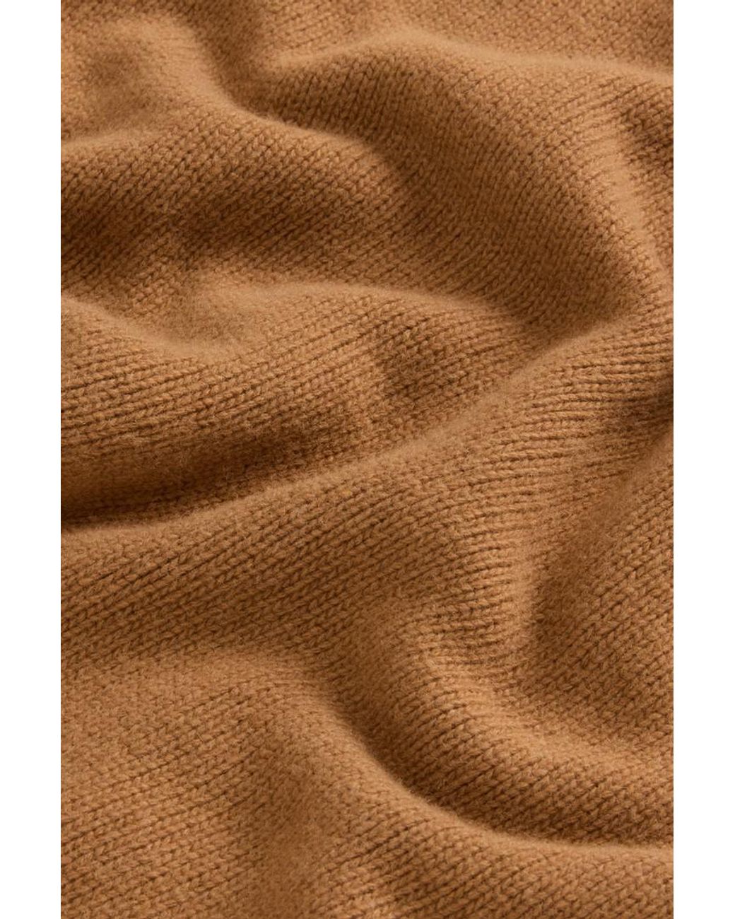 Jersey De Cuello Alto De Mezcla De Lana Y Cachemira Para Mujer Talla Woolrich de color Natural