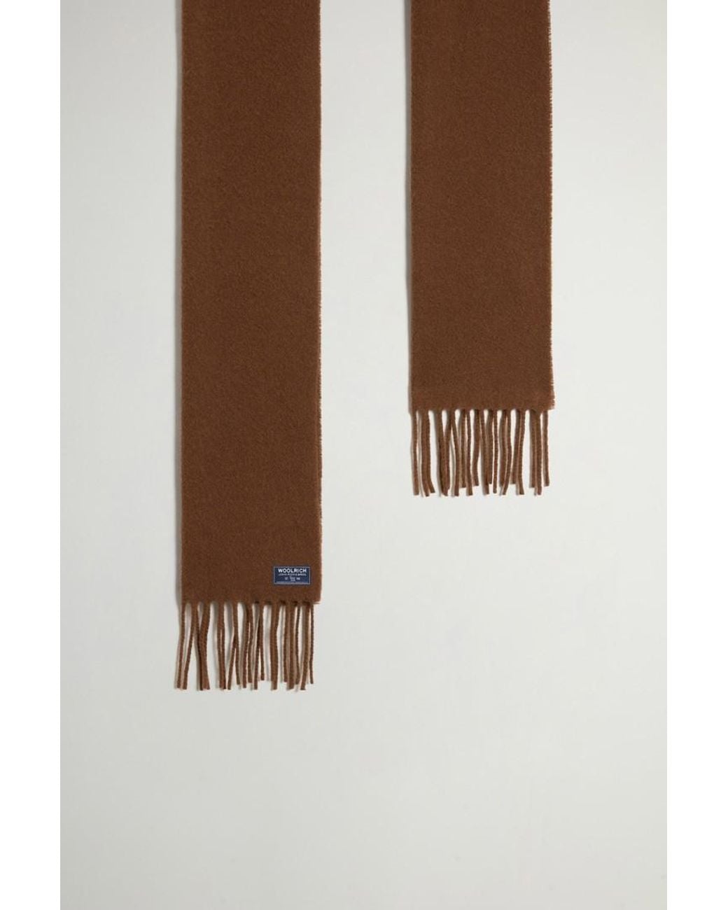 Bufanda De Pura Lana Virgen Para Mujer Talla One Woolrich de color Brown