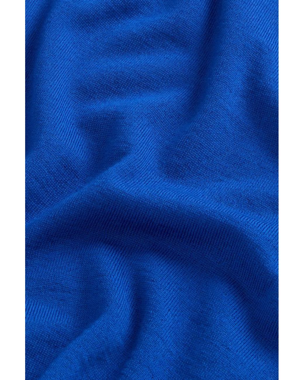 Jersey De Cuello Redondo De Pura Lana Virgen Merina Para Hombre Talla Woolrich de hombre de color Blue
