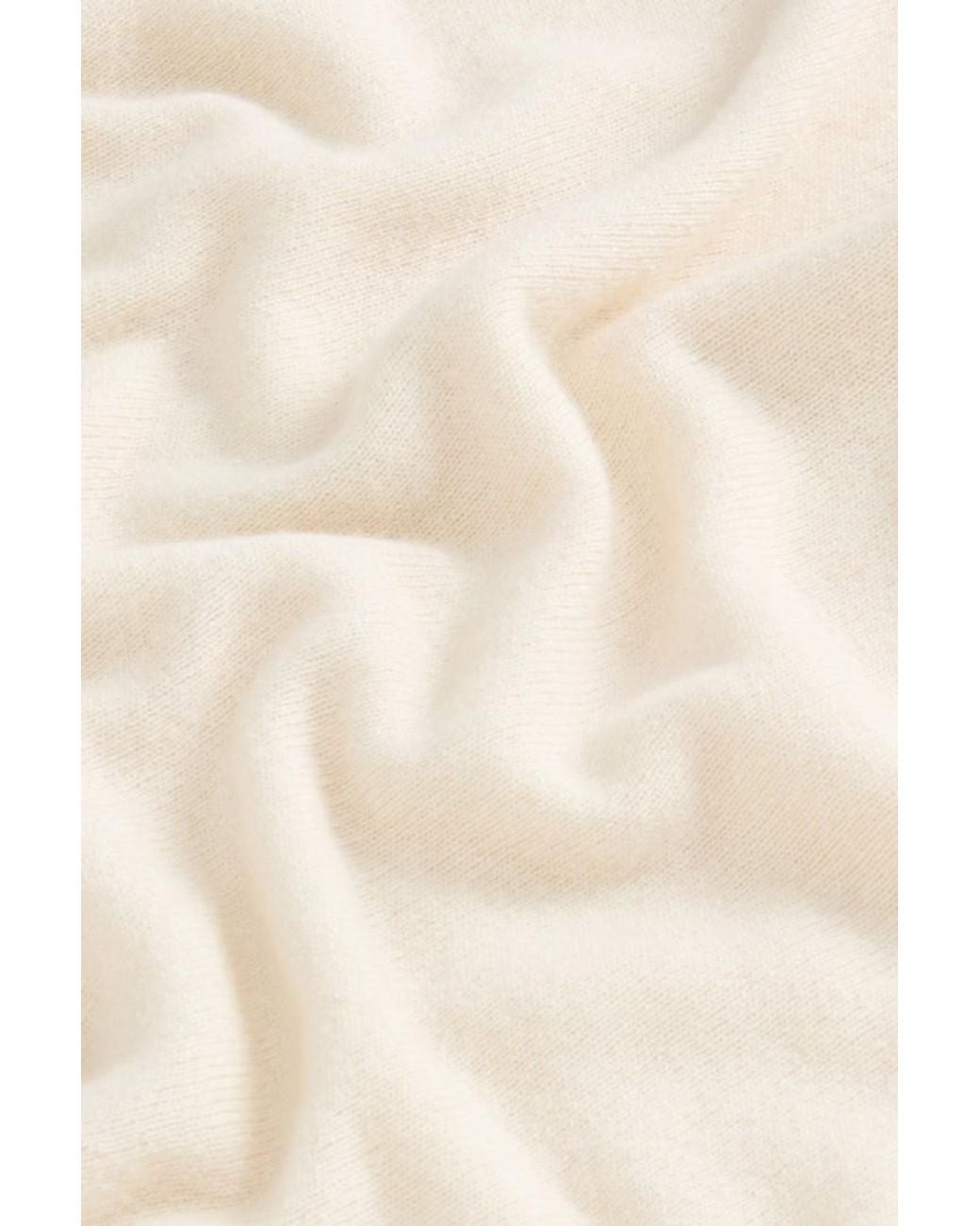 Jersey De Cuello Redondo De Mezcla De Lana Y Cachemira Para Mujer Talla Woolrich de color White