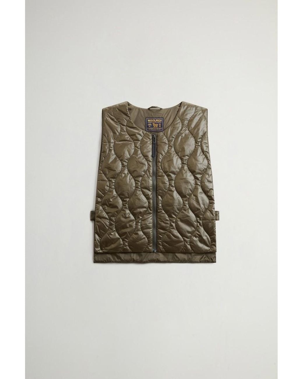 Chaleco Acolchado Plegable De Urban Light Nylon Para Mujer Talla One Woolrich de color Green