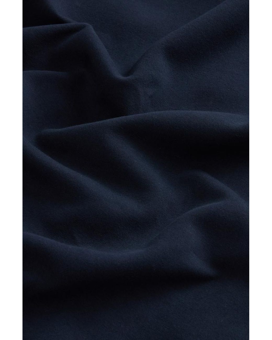 Sudadera Con Cremallera Y Cuello Alto En Mezcla De Algodón Interlock Con Logotipo Para Hombre Talla Woolrich de hombre de color Blue