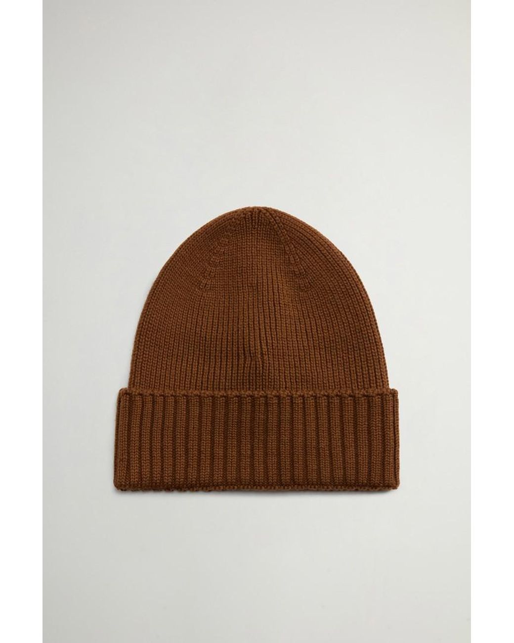 Uomo Berretto di Woolrich in Brown da Uomo