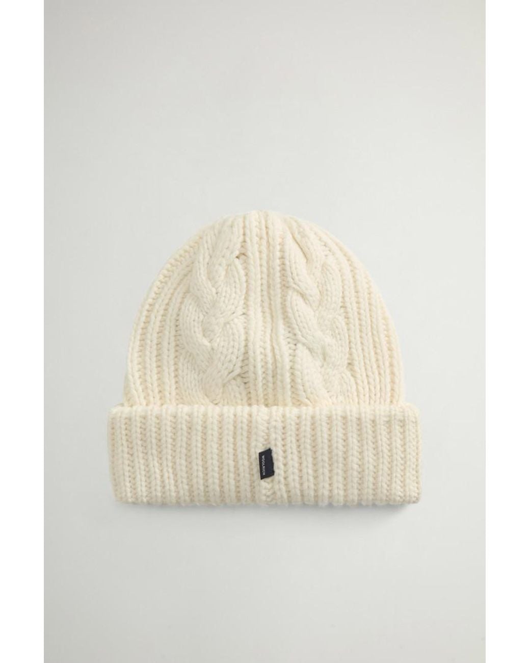 Gorro De Mezcla De Lana Y Algodón Para Hombre Talla Woolrich de hombre de color Natural