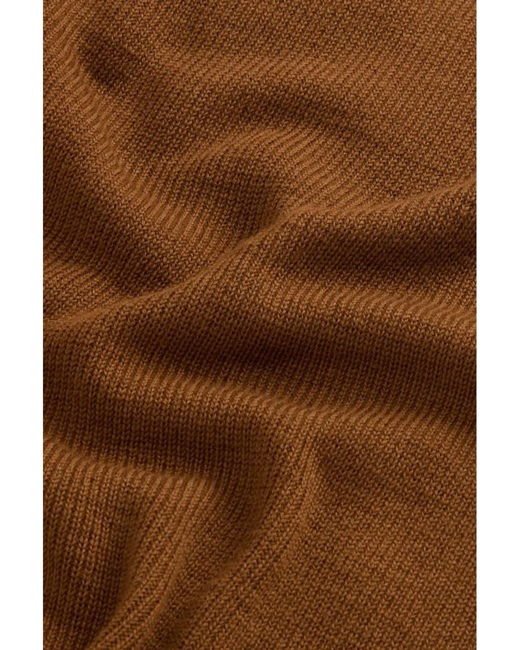Jersey De Cuello Redondo De Pura Lana Virgen Merina Para Hombre Talla Woolrich de hombre de color Brown