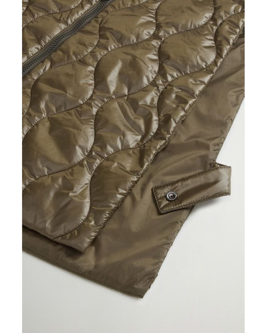 Chaleco Acolchado Plegable De Urban Light Nylon Para Mujer Talla One Woolrich de color Green