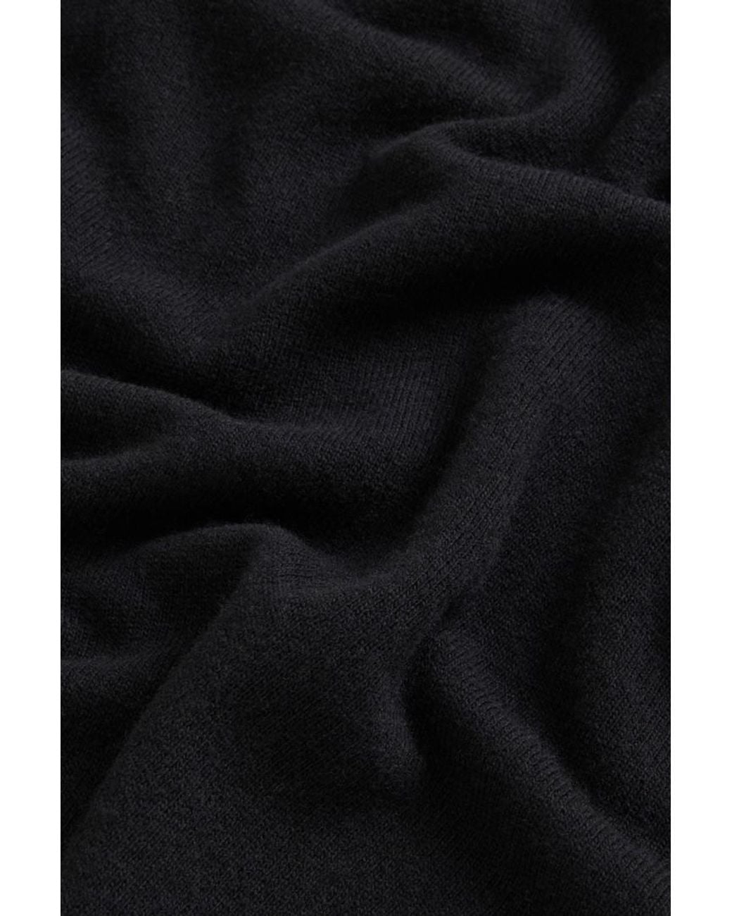 Jersey De Cuello Redondo De Mezcla De Lana Y Cachemira Para Mujer Talla Woolrich de color Black