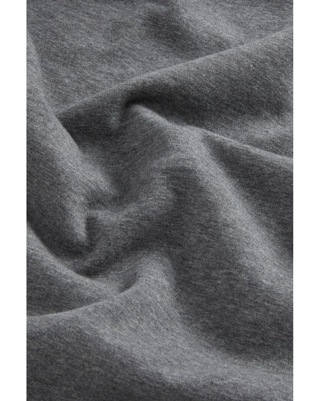 Sudadera Con Capucha En Mezcla De Algodón Interlock Para Hombre Talla Woolrich de hombre de color Gray