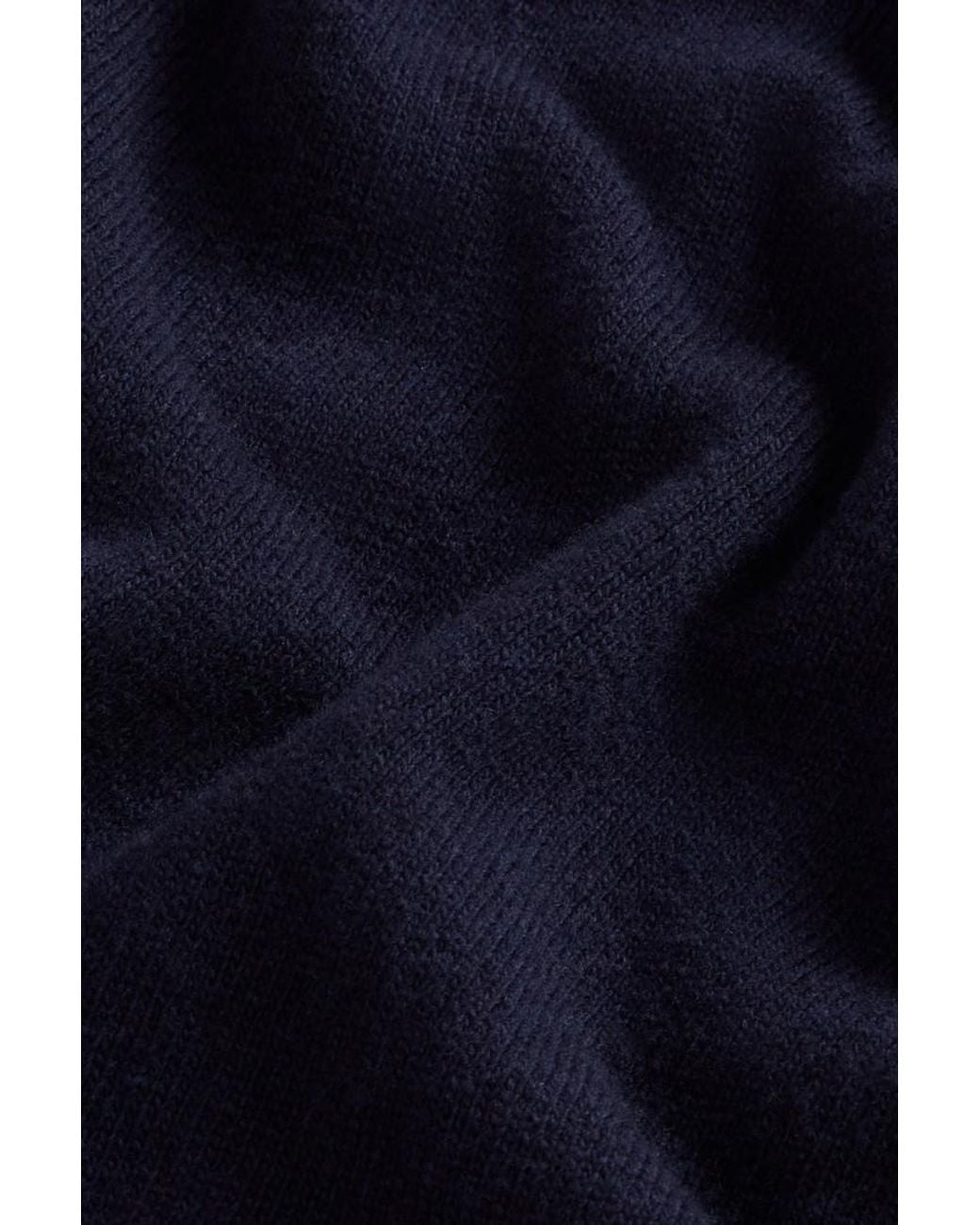 Jersey De Cuello Redondo De Pura Lana Virgen Para Hombre Talla Woolrich de hombre de color Blue