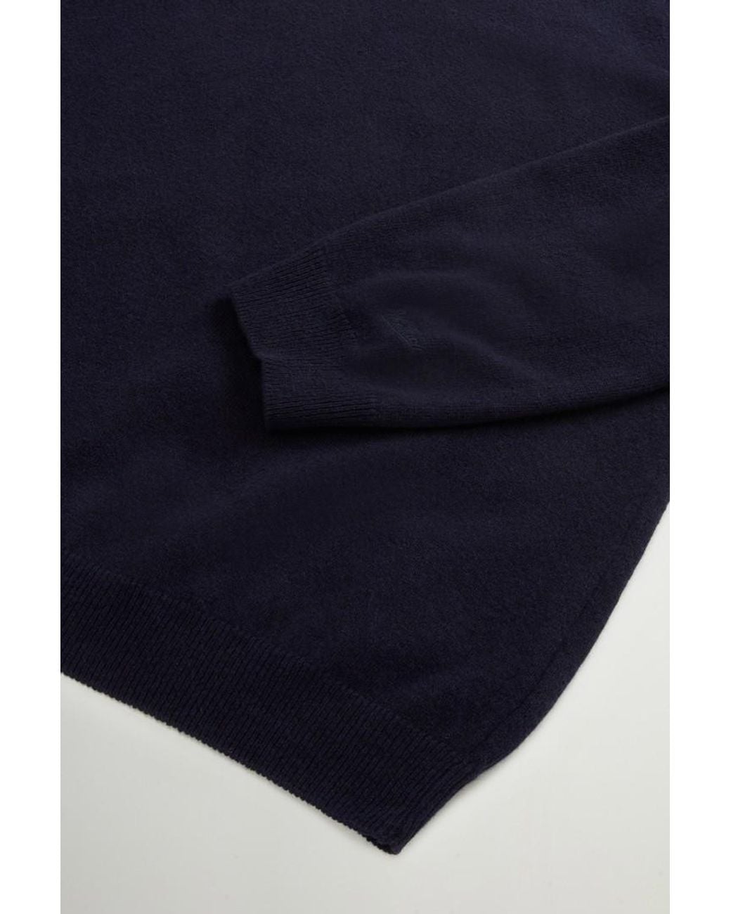 Jersey De Cuello Alto De Pura Lana Virgen Para Hombre Talla Woolrich de hombre de color Blue
