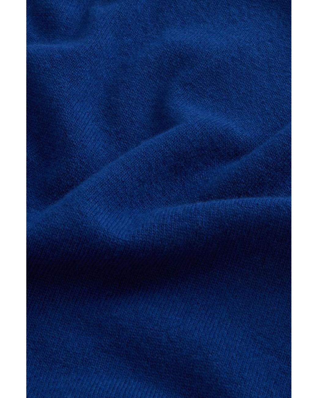 Jersey De Cuello Redondo De Pura Lana Virgen Para Hombre Talla Woolrich de hombre de color Blue