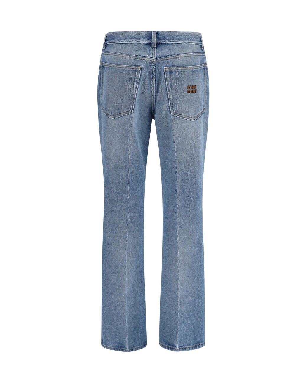 Miu Miu Blue Jeans Washed Denim Cotton