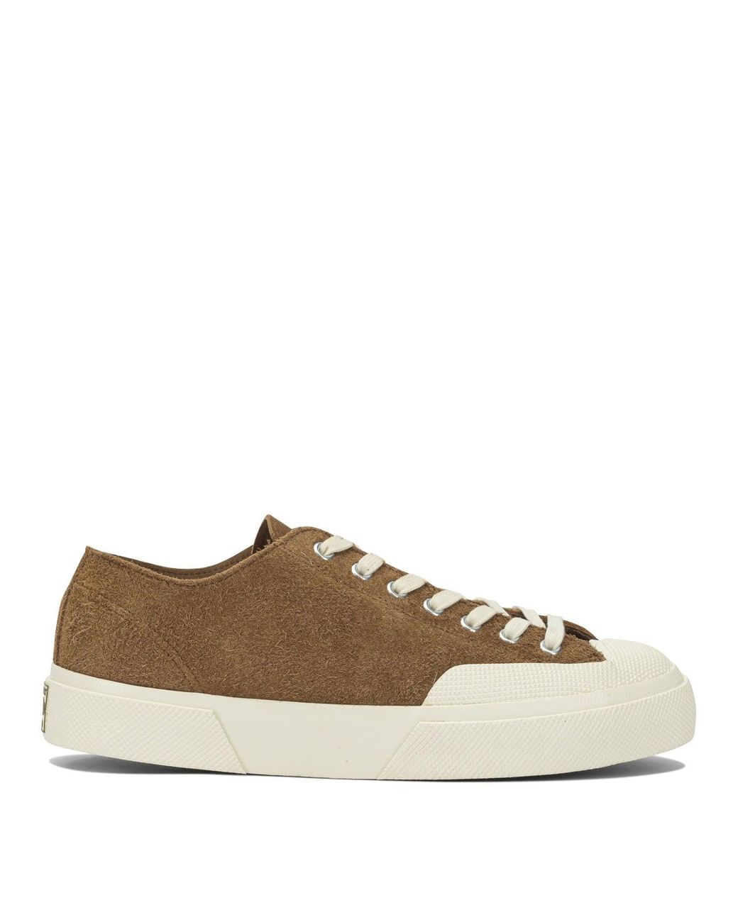 Superga Brown Leather Sneakers for men