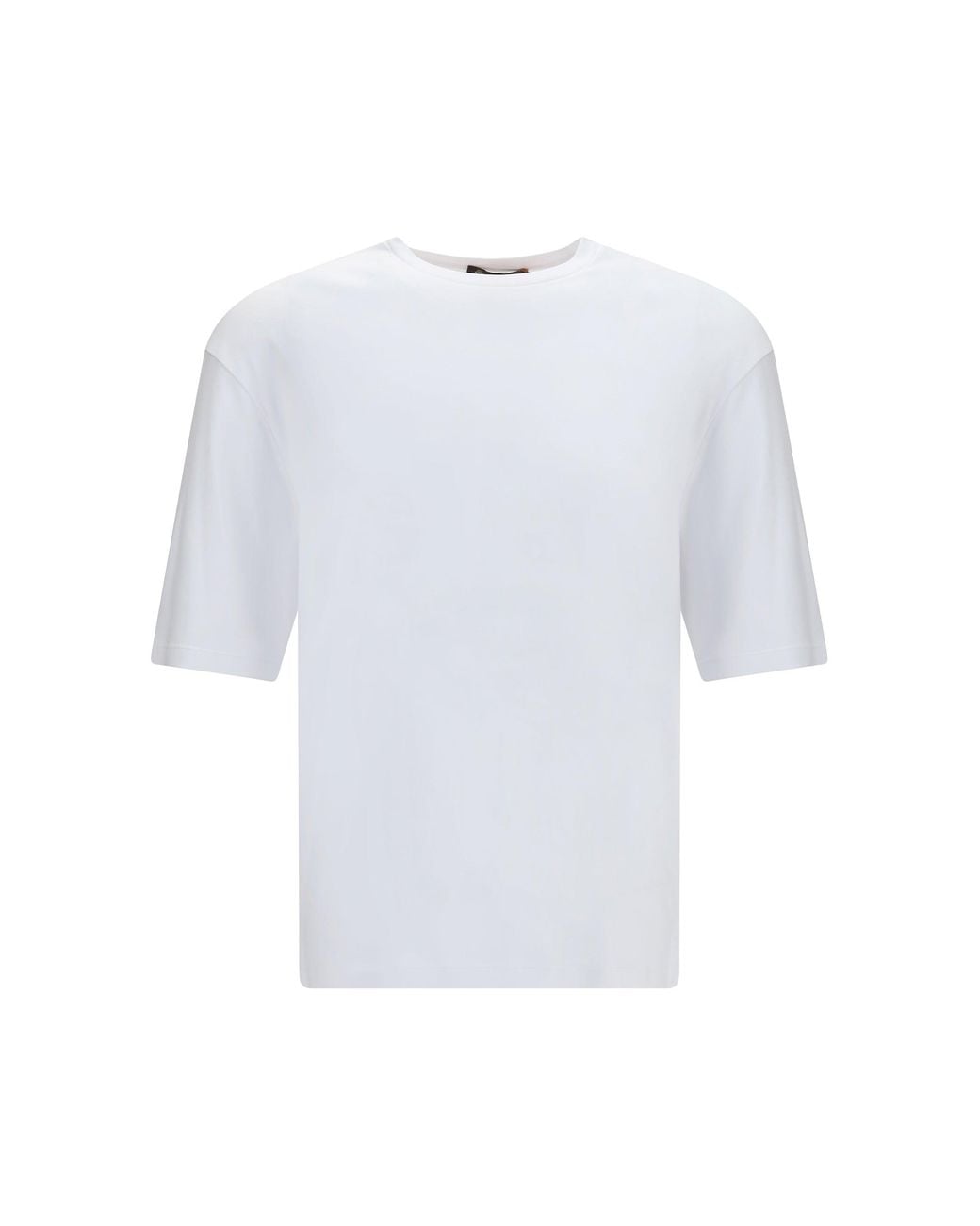 Loro Piana White Tremezzo Cotton T-Shirt Optical for men