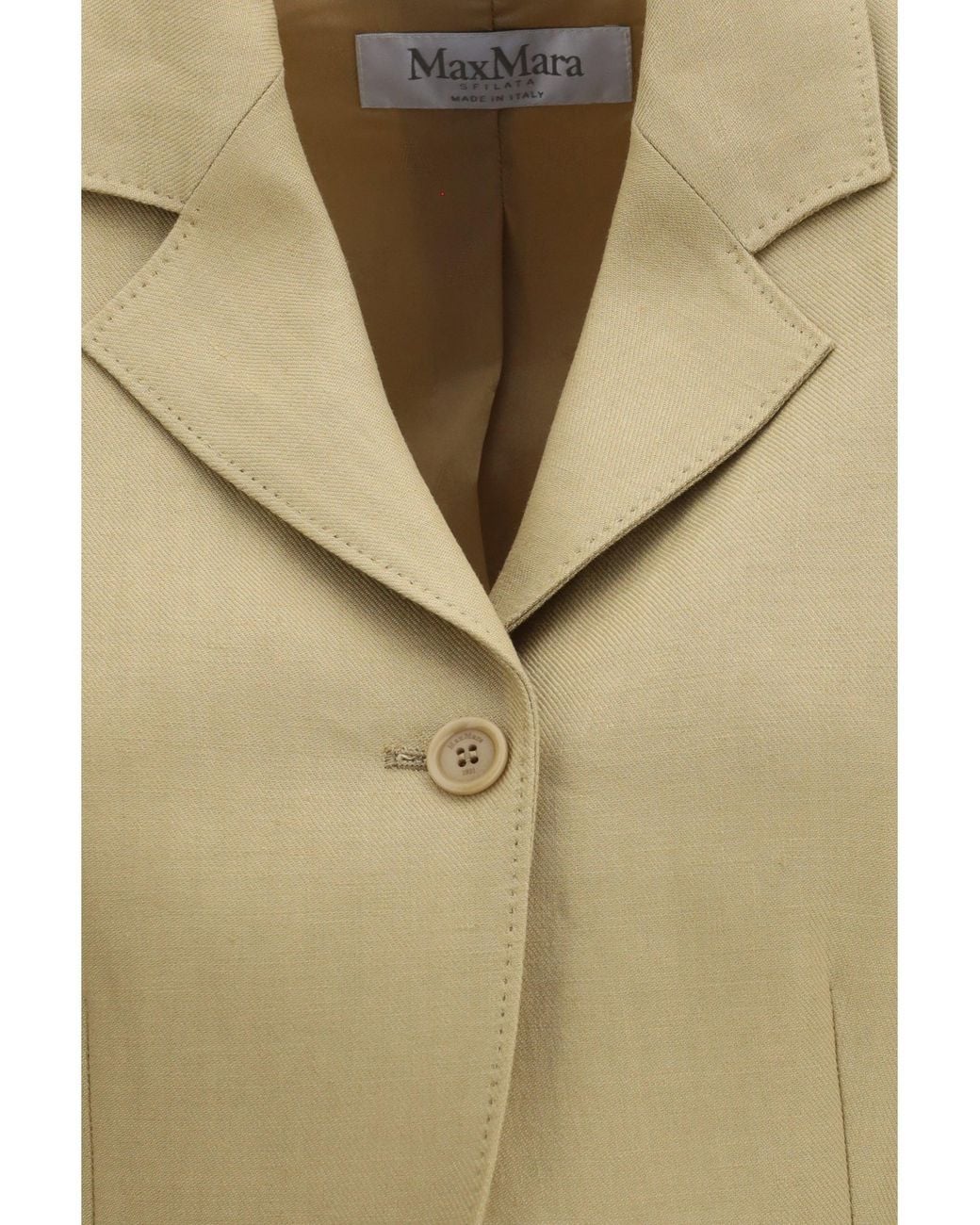 Max Mara Natural Buono Linen Jacket