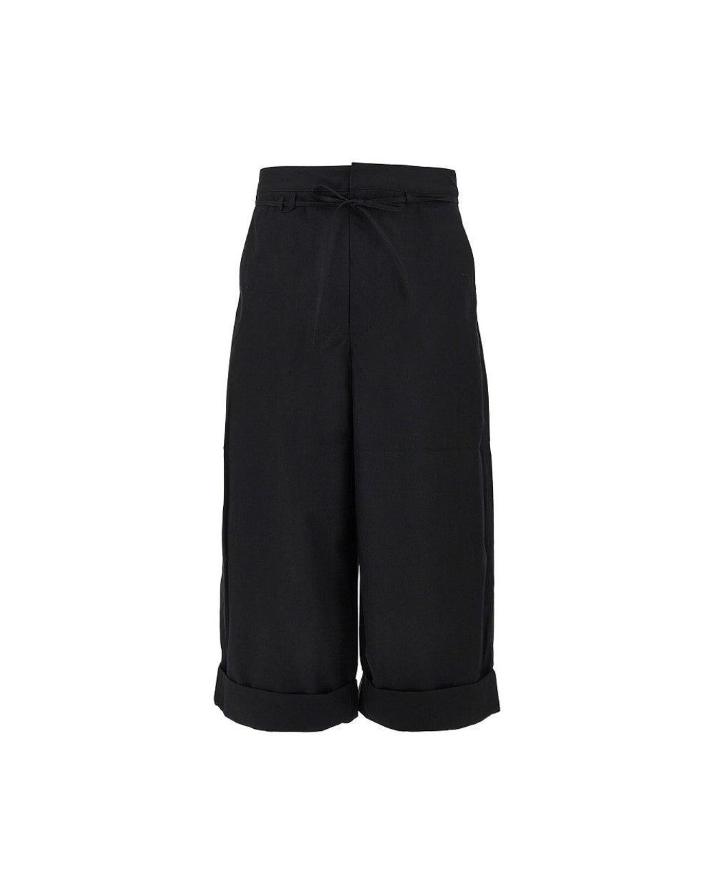 Jacquemus Black 'Marin' Cotton Poplin Pants for men