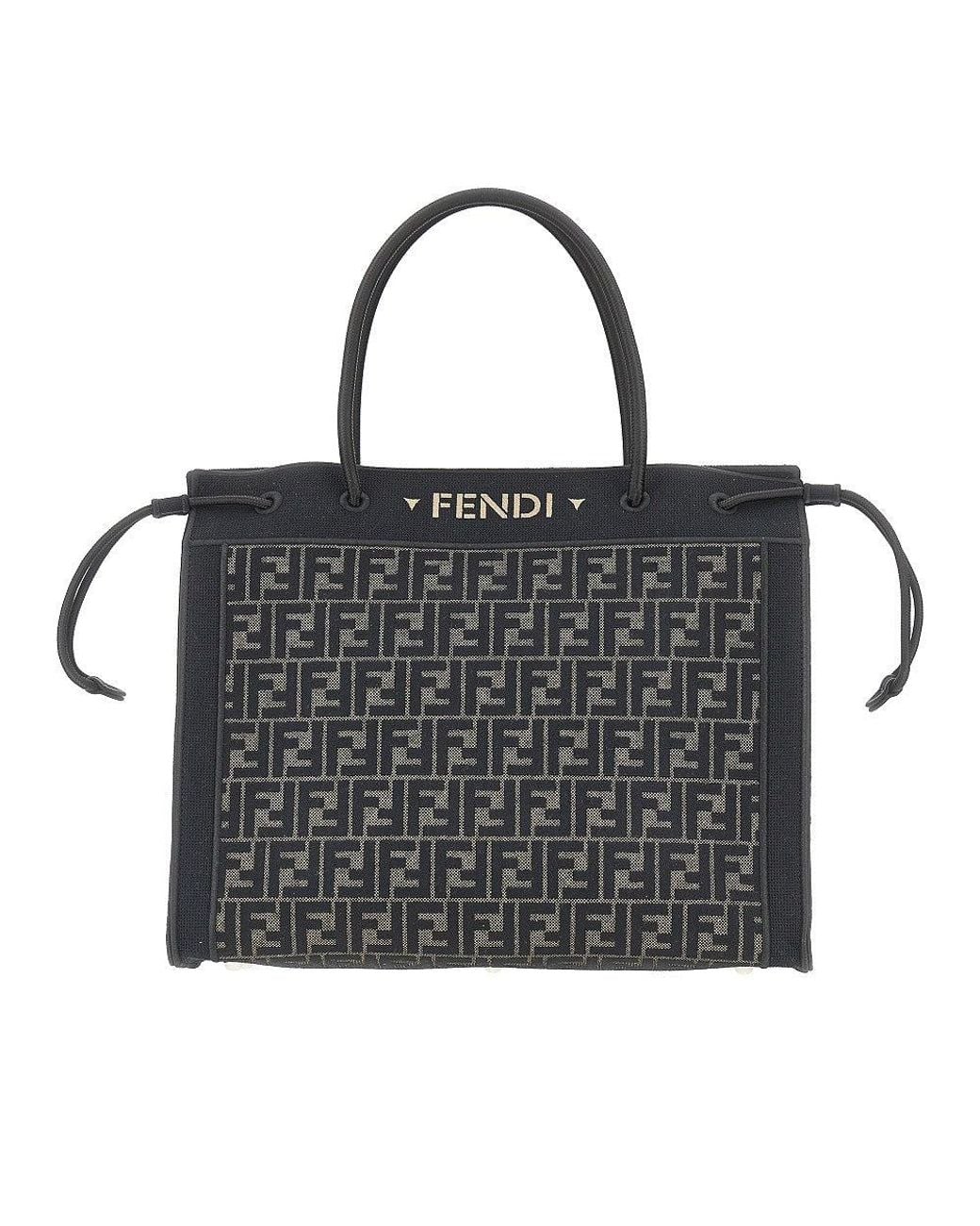 Fendi Black Large Magic' Shopping Bag