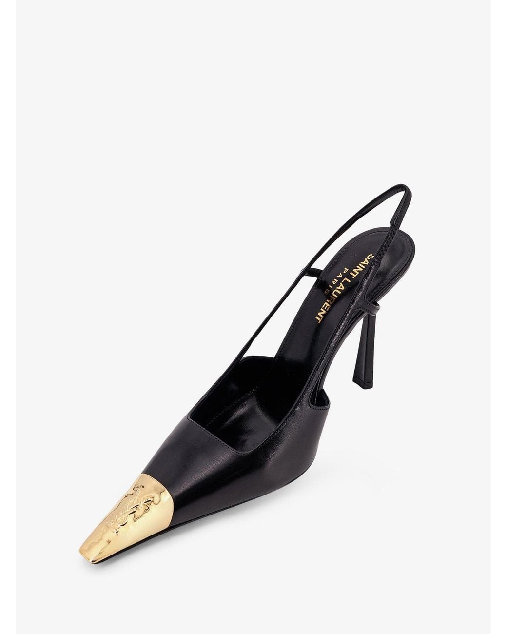 Saint Laurent Black Jeanne Leather Pumps