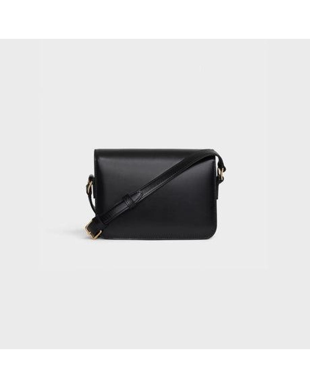 Céline Black "Teen Triomphe" Mini Crossbody Bag