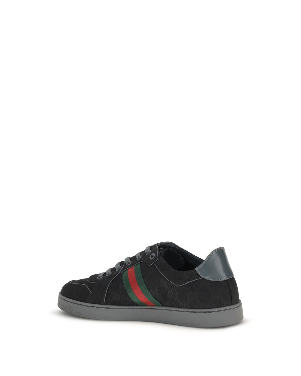 Gucci Black Stretch Gg Fabric Sneakers for men