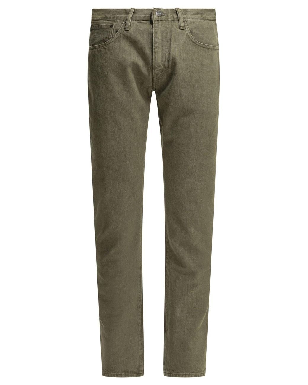 RRL Green Straight Leg Jeans