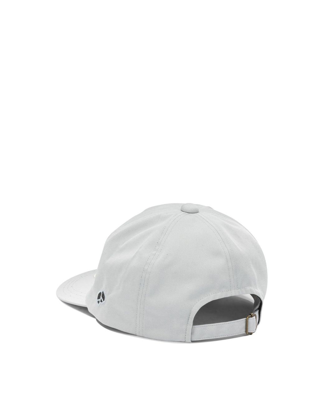 Kapital White Chino Peckish Peace Baseball Cap Light for men