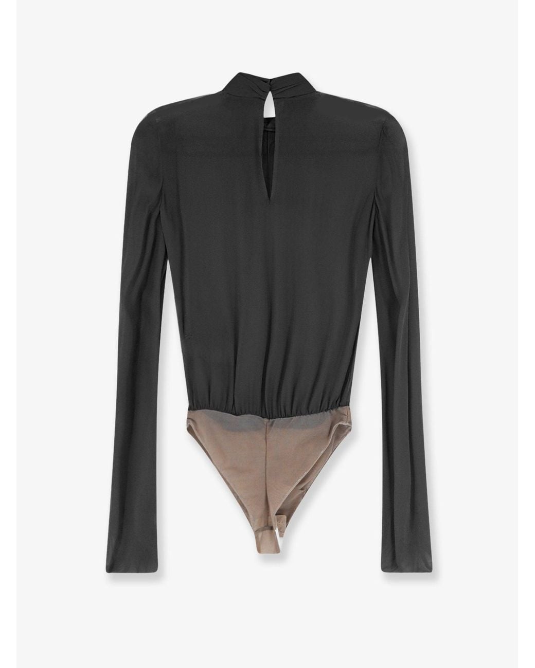 Elisabetta Franchi Black Viscose Shirt With Body Detail