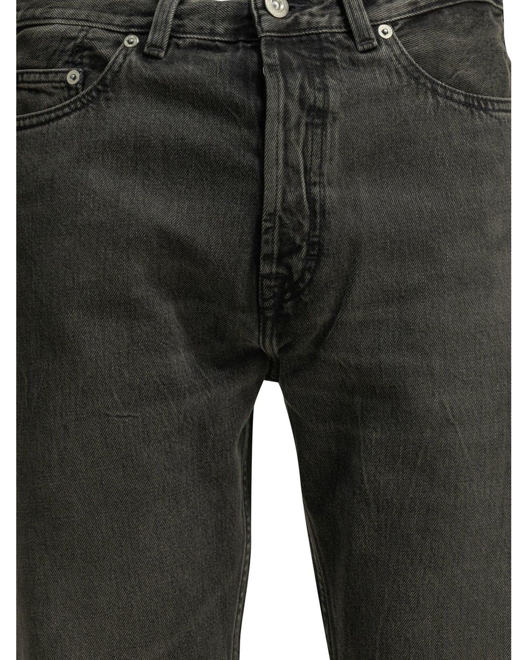 Our Legacy Gray "First Cut" Straight Leg Jeans for men