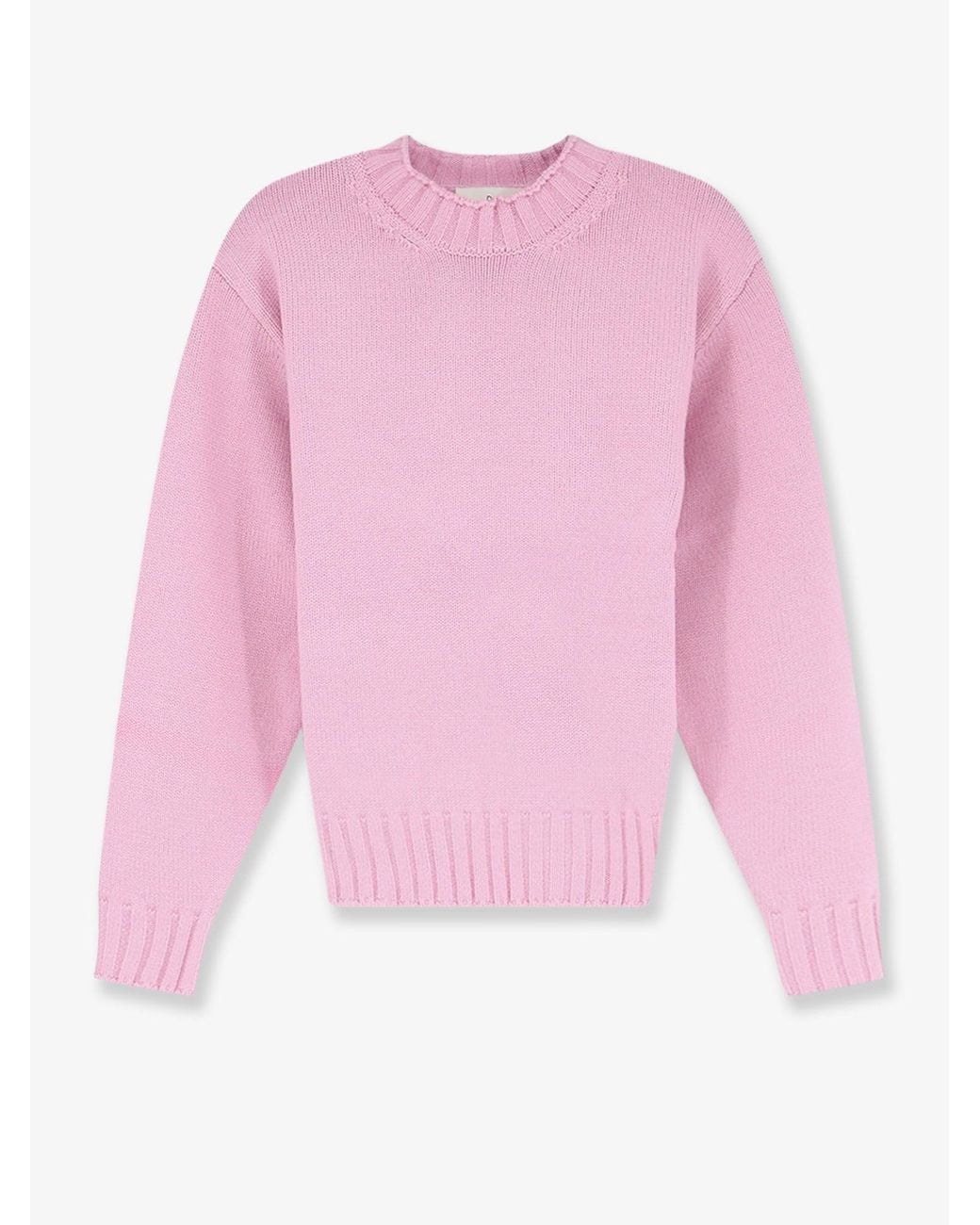 DUNST Pink Wool Blend Sweater Pale