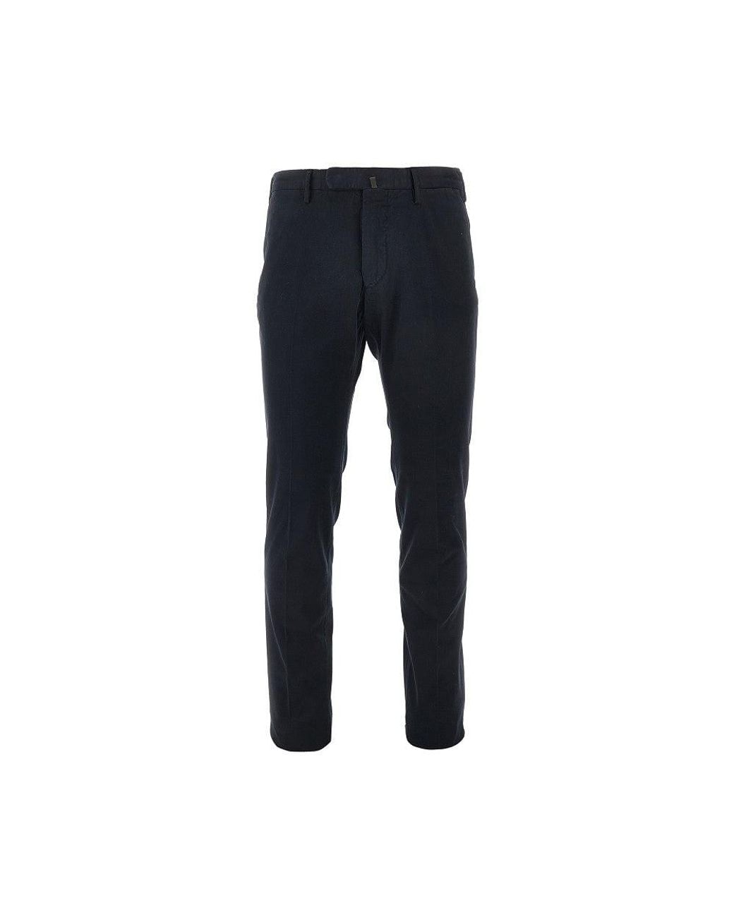 Incotex Blue Stretch Cotton '30' Slim Fit Trousers for men