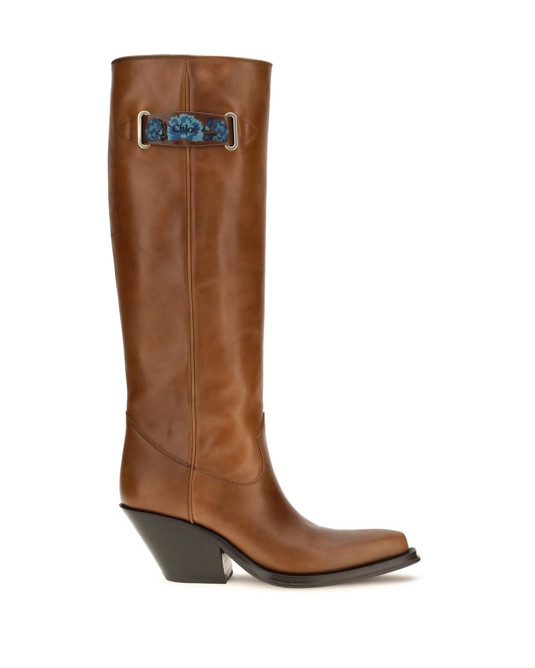 Chloé Brown Chloé Azelan Over-The-Knee Leather Boots
