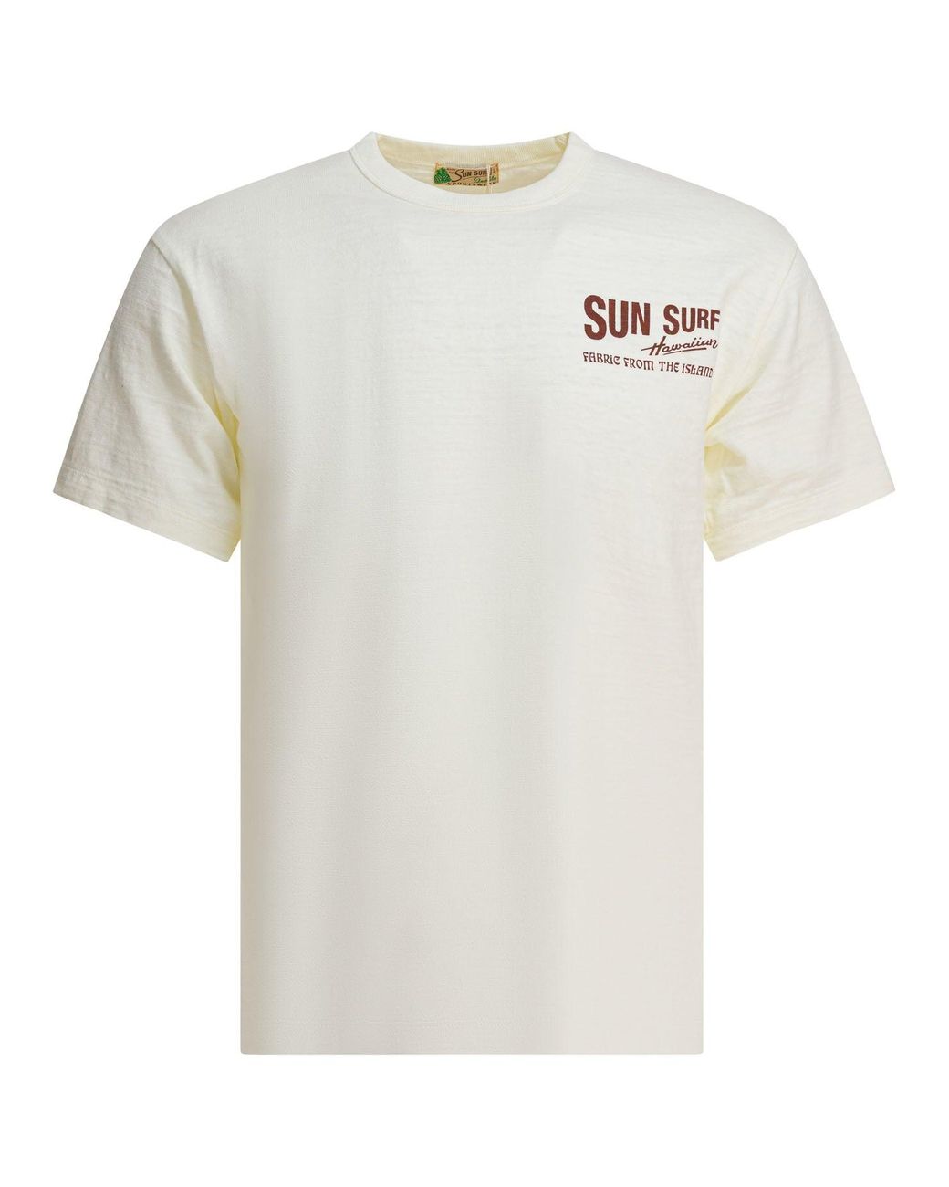 Sun Surf White Mccully Chop Sui T-shirts Beige for men