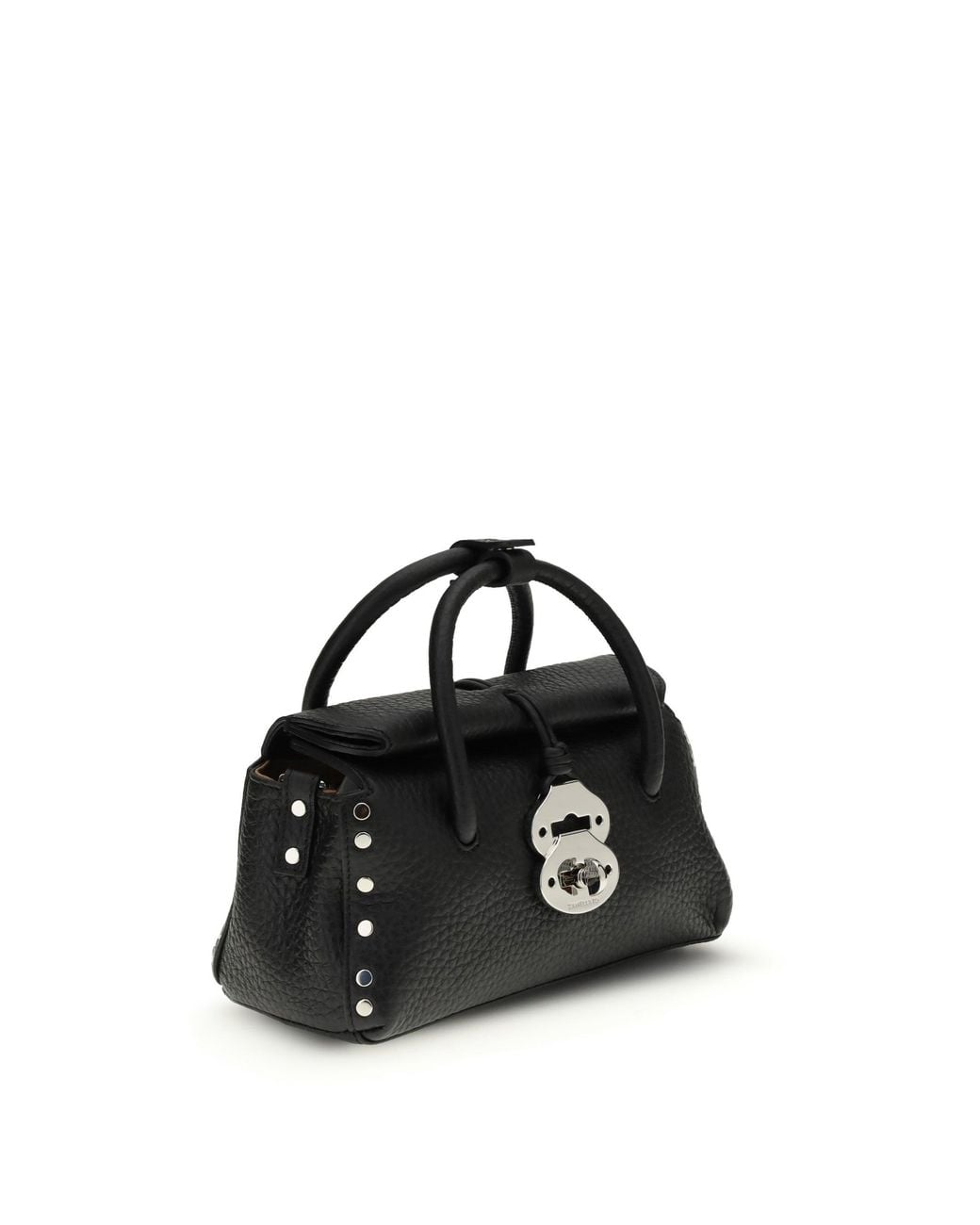 Zanellato Black Dotta Centauro Baby Handbag