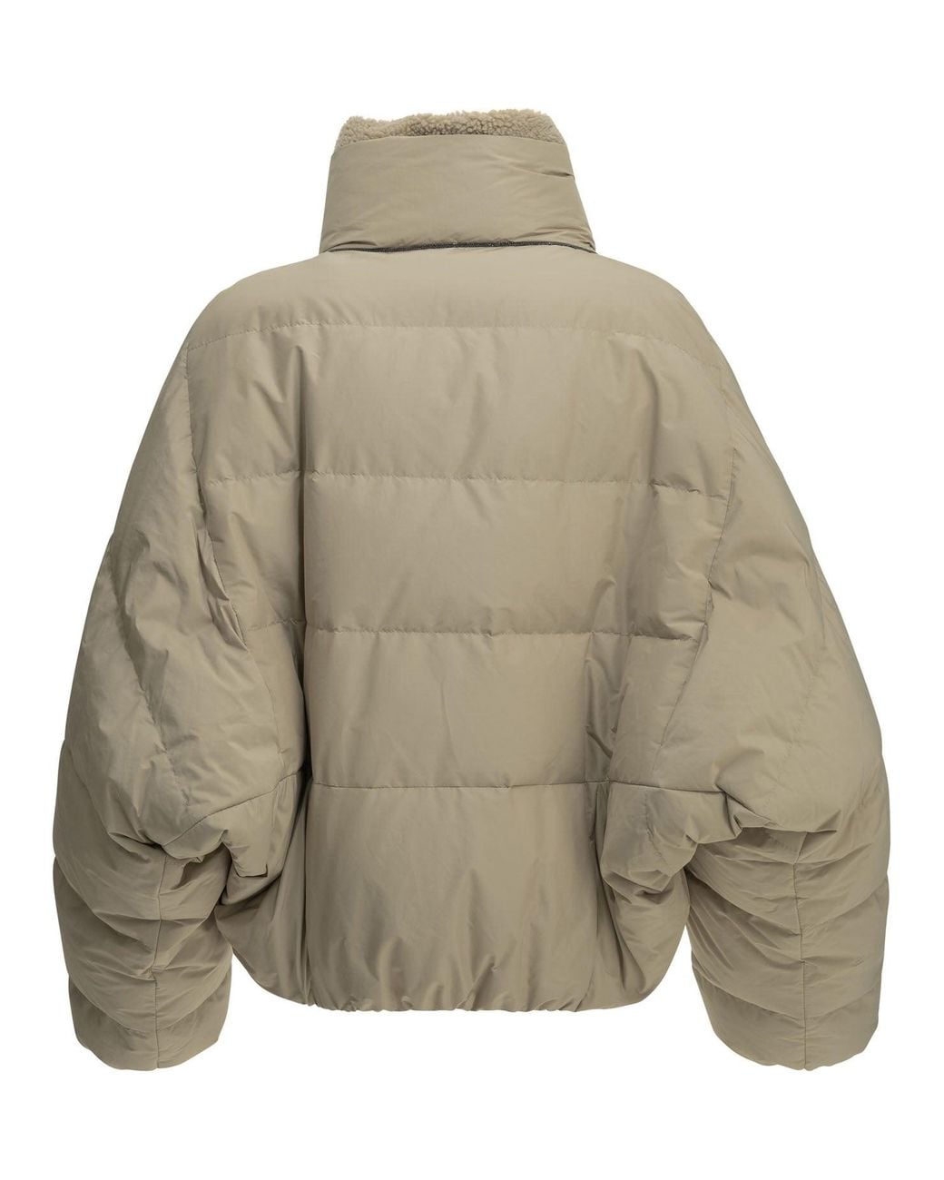 Brunello Cucinelli Natural Short Down Jacket