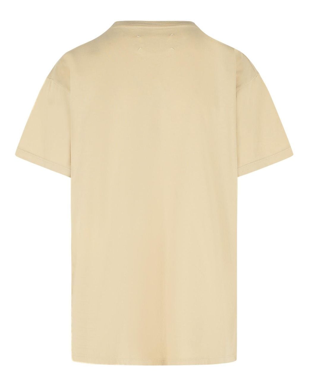 Maison Margiela Natural Ivory Cotton T-Shirt