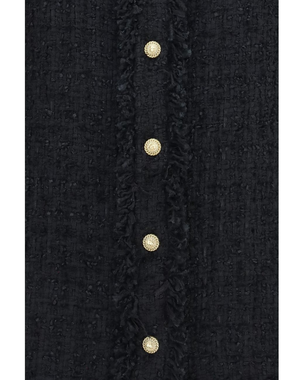 Balmain Blue Tweed Shirt