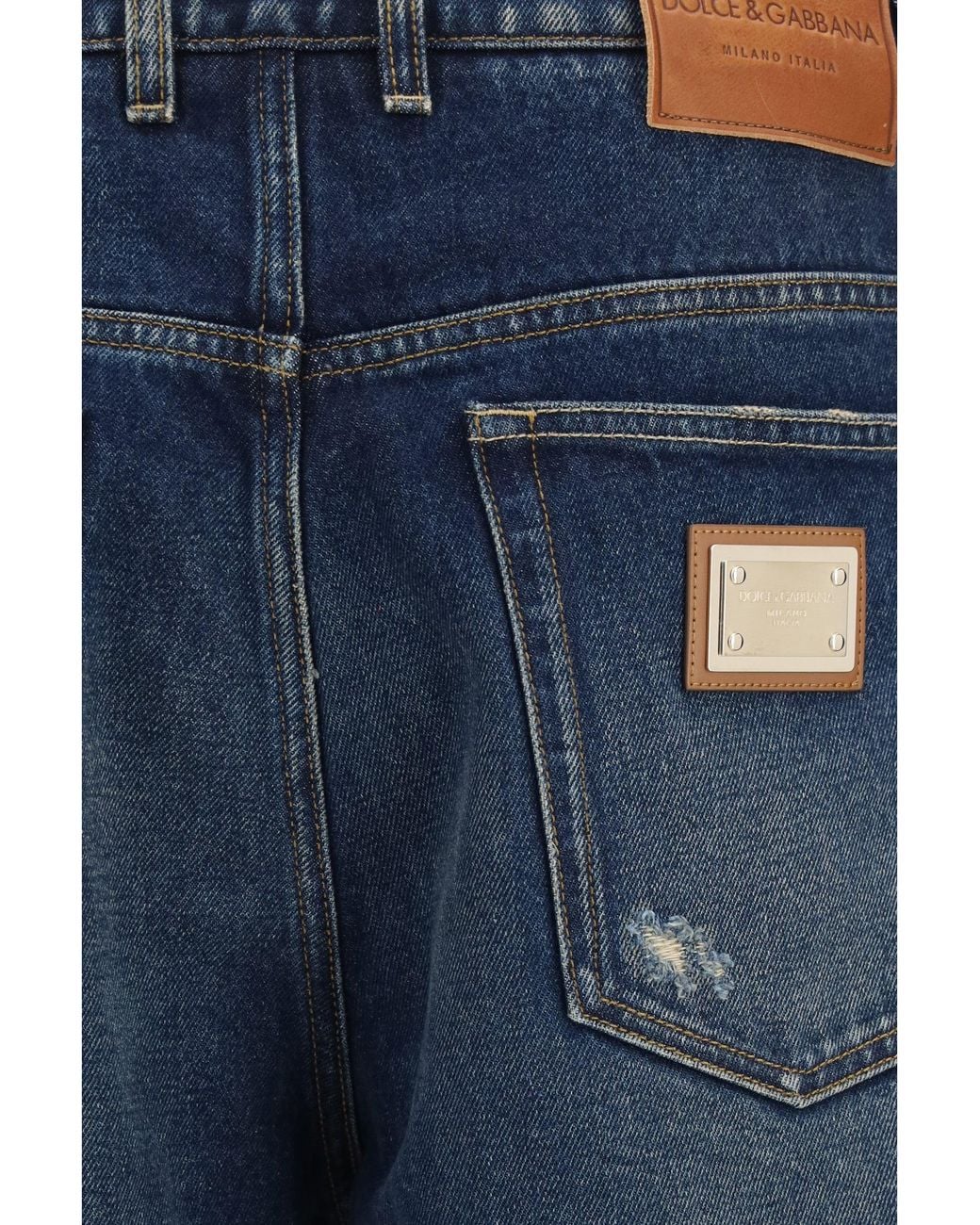 Dolce & Gabbana Blue Dolce & Gabbana Denim Pants for men