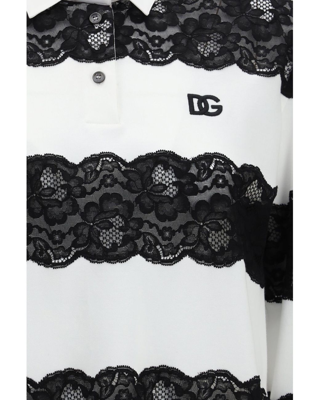 Dolce & Gabbana Black Dolce & Gabbana Long-Sleeve Polo