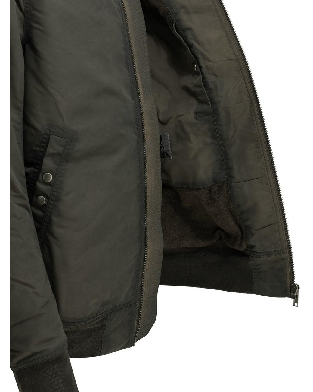 Rick Owens Gray "Classic Flight" Bomber Jacket for men