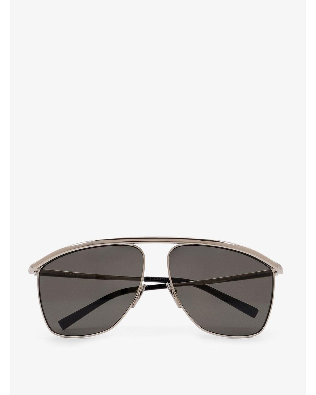 Saint Laurent Gray Metal Sunglasses