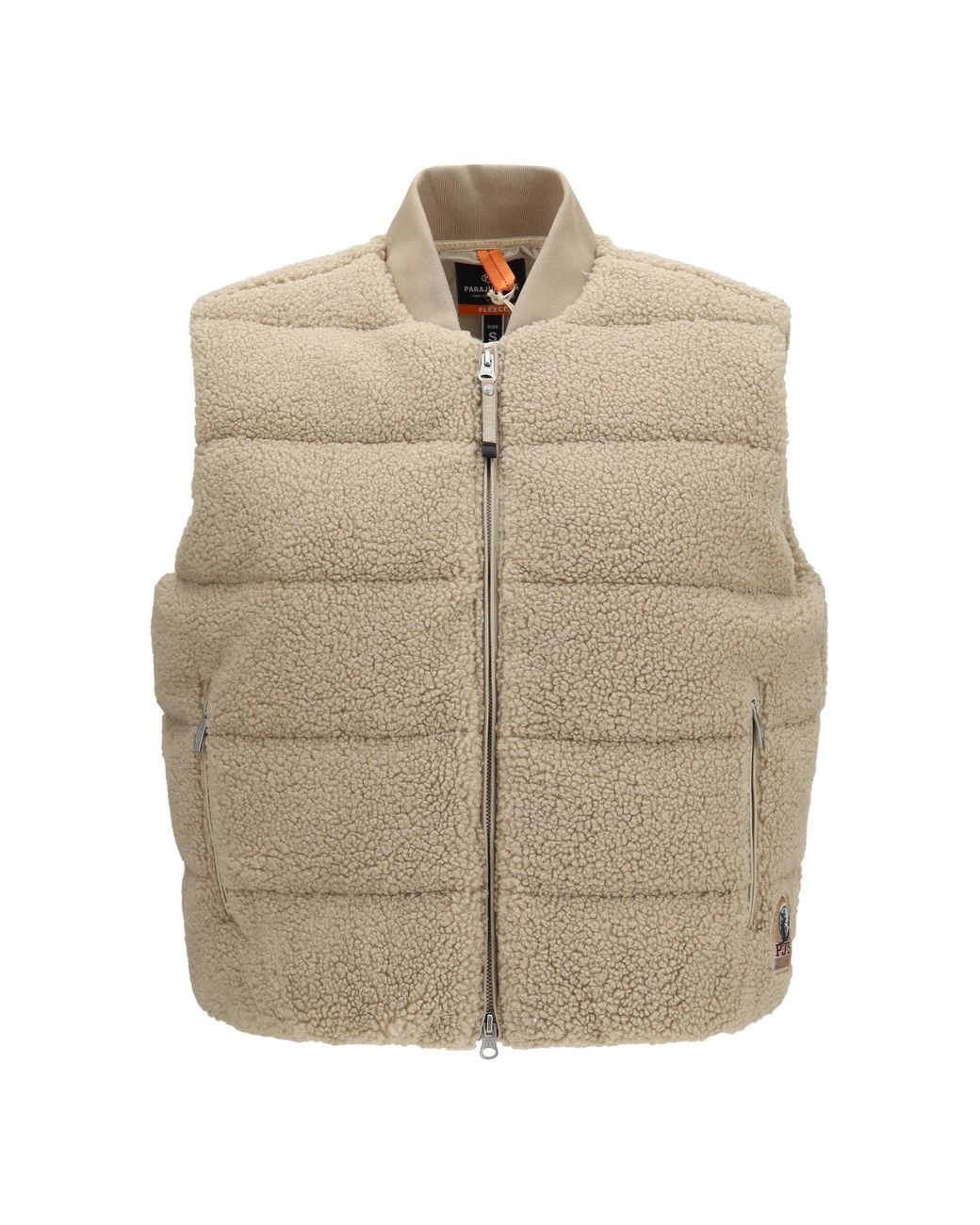 Parajumpers Natural Simaw Padded Bouclé Vest Sun Kissed