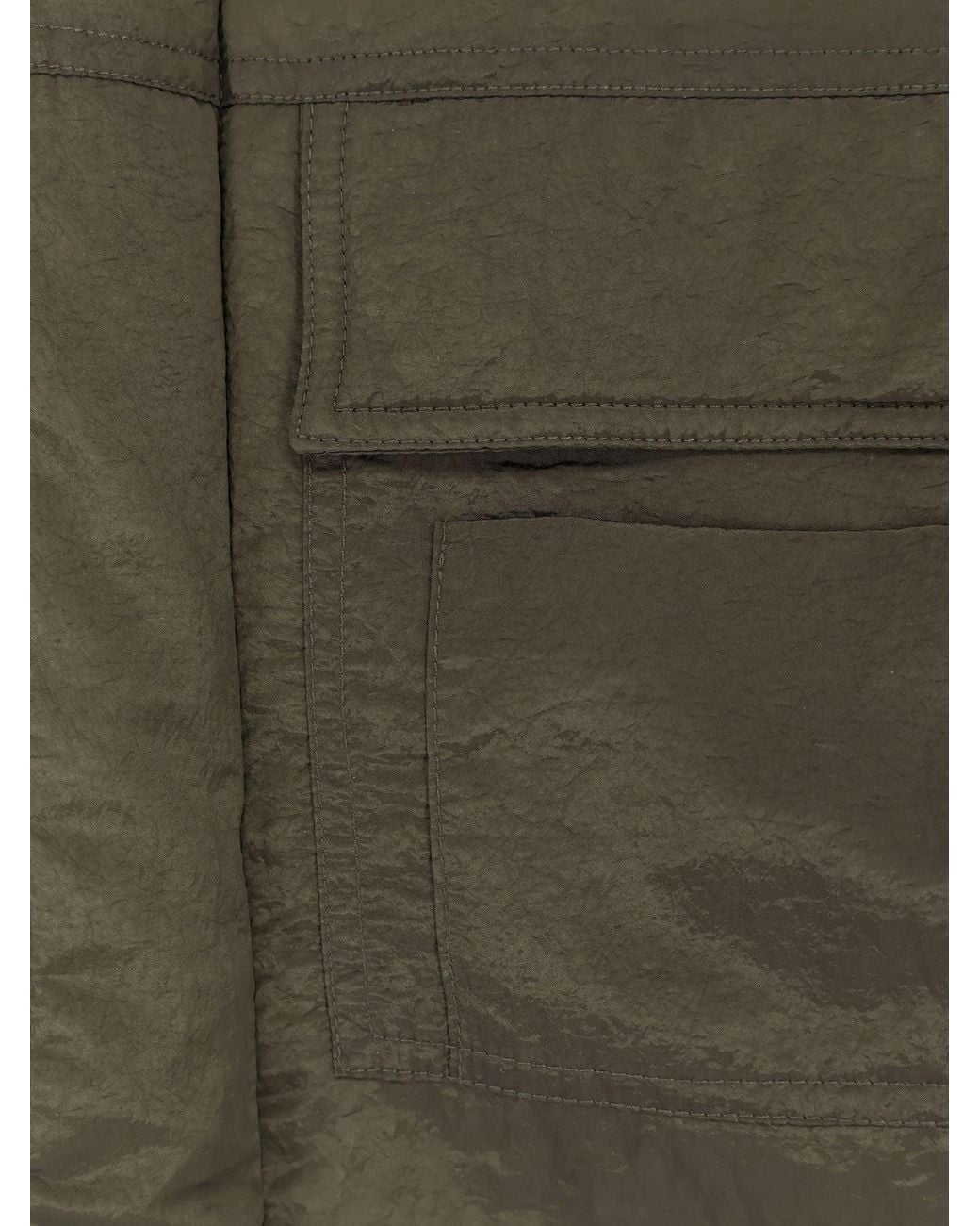 Oamc Peacemaker Green Padded Overshirt Nylon Jacket for men