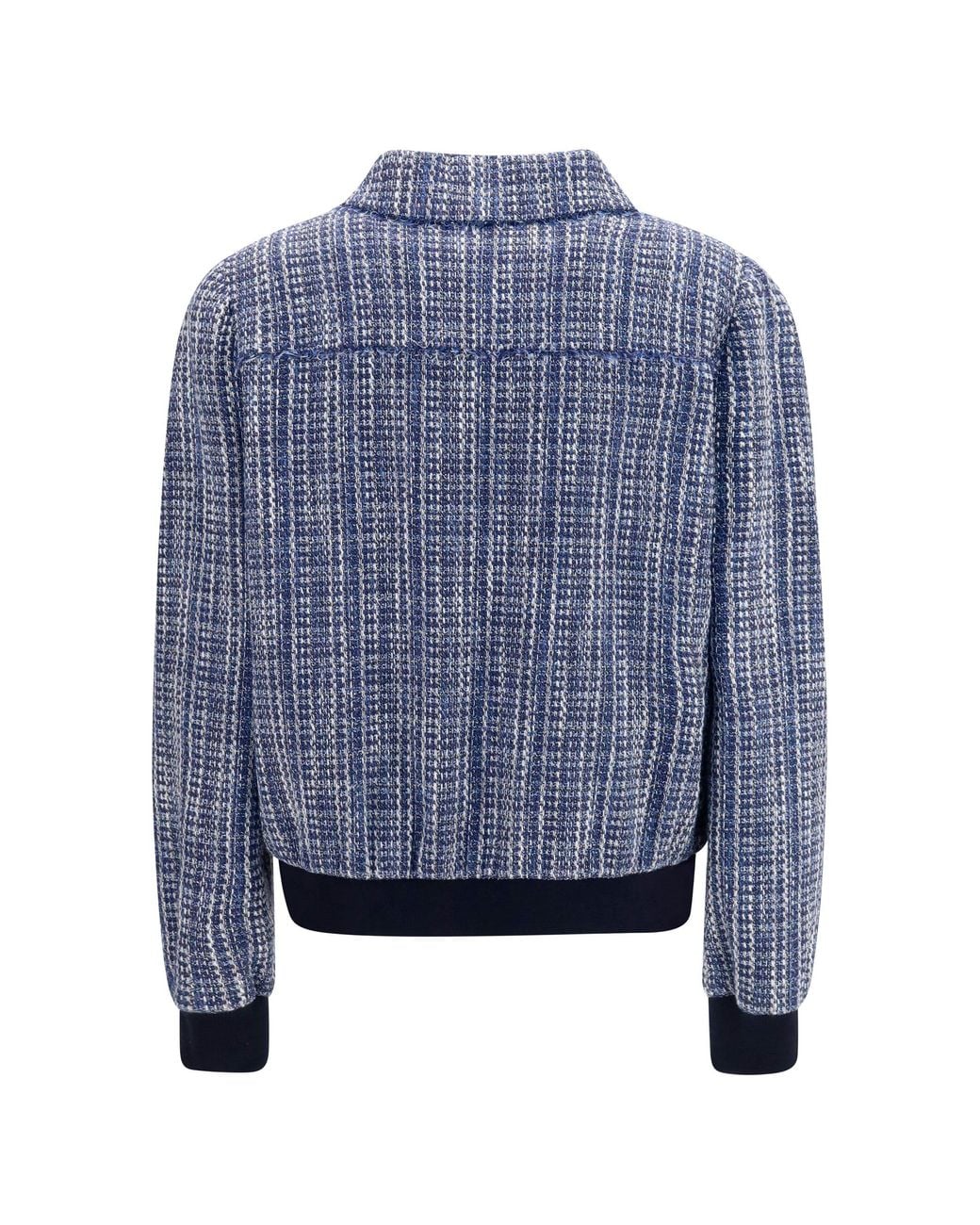 Kiton Blue Tweed Jacket