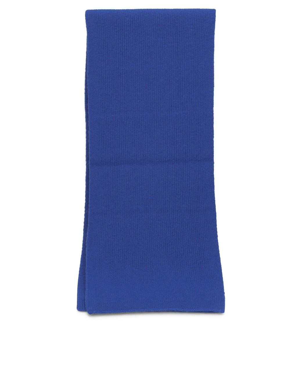 Le Bonnet Blue Wool Caregora Scarf Royal Azure
