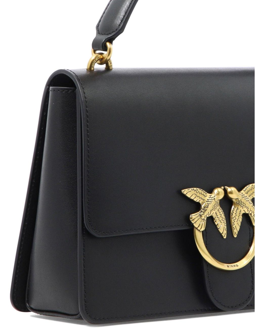 Pinko Black "love One" Handbag